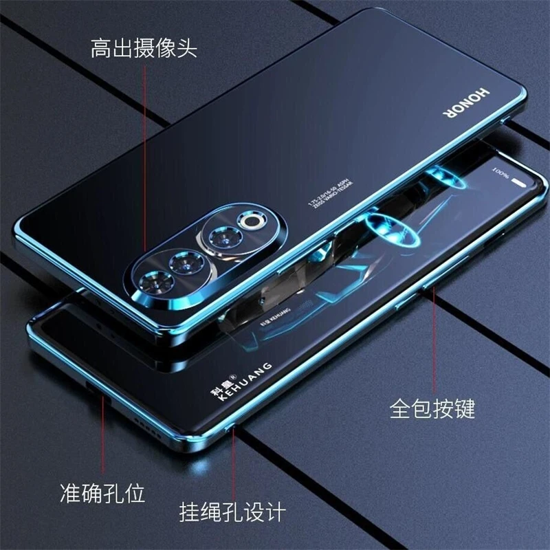 Cover For Honor 90 Case Luxury TPU Soft Silicone Transparent Phone Case For Honor 90 Lite 90 Pro Funda Stylish Shockproof Bumper