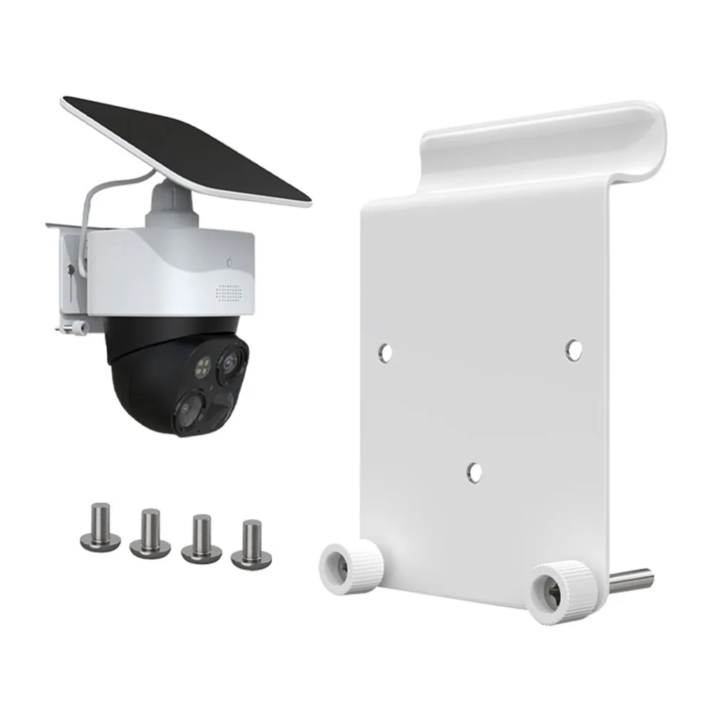 Solar Panel Monitor Bracket for EUFY Security Cameras Outdoor Wall Installation Stable and Secure with Reinforced Base