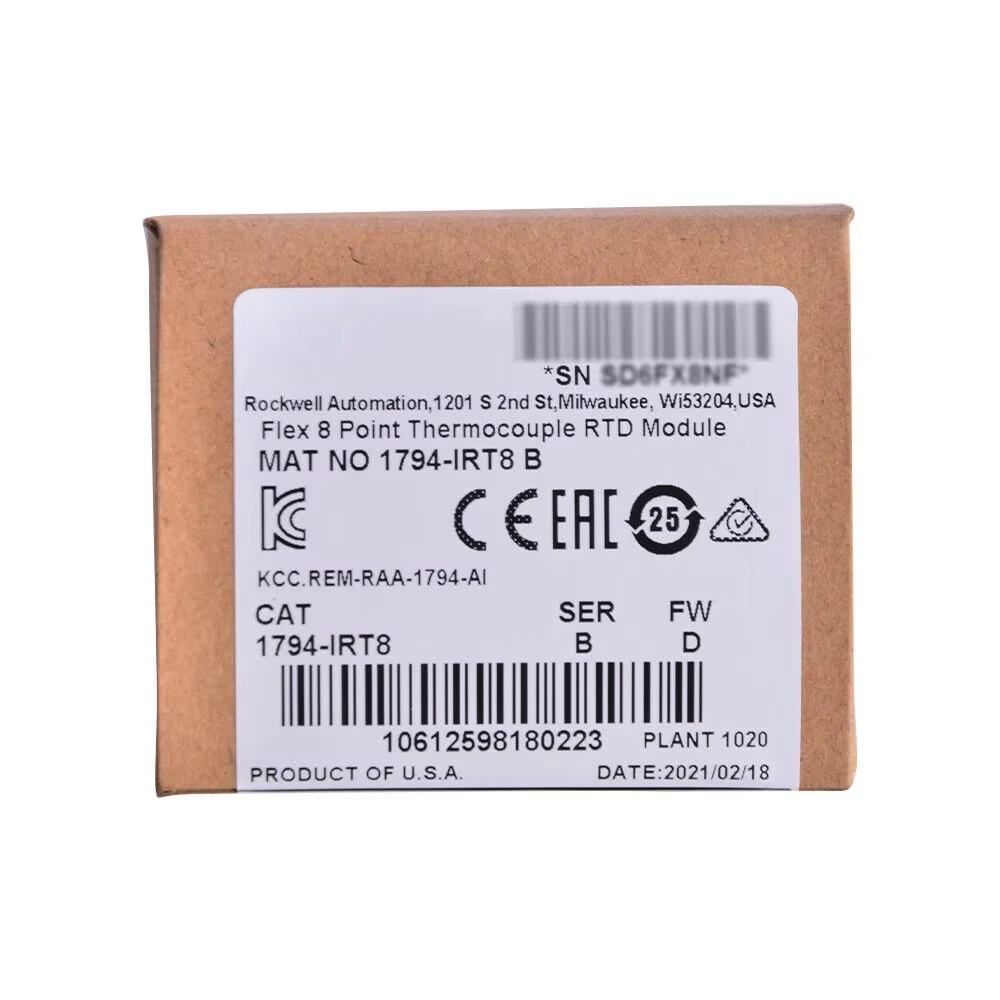 NEUES versiegeltes Flex-8-Punkt-Thermoelement RTD-Modul 1794-IRT8