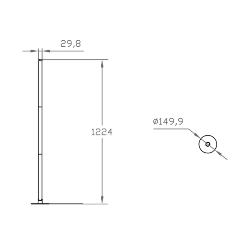 Smart app control and remote control RGB LED corner floor lamp with music synchronization, easy to assemble, removable, custo
