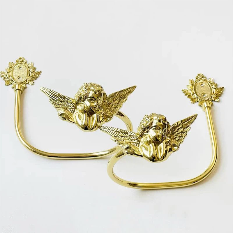

HOT 1Pair=2PCS Pure Brass Angle Curtain Hook Wall Tie Back Hooks Home Curtain Drapery Holdback Hanger Holder Decoration Hooks