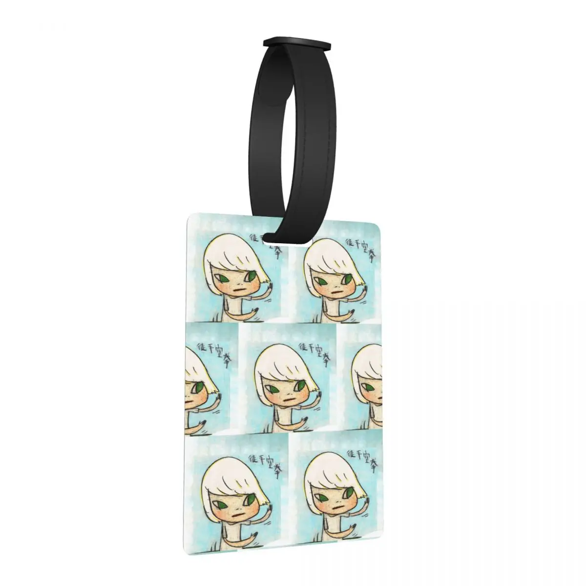 

Копия Yoshitomo Nara Gypsy Song, багажные бирки, аксессуары для чемодана, модная бирка для багажа, держатель этикетки, идентификационное имя, адрес