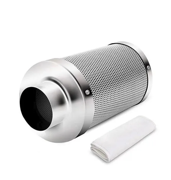 4/6/8 Inch Activated Carbon Filter for Grow Tent Inline Duct Odor Control Purifier