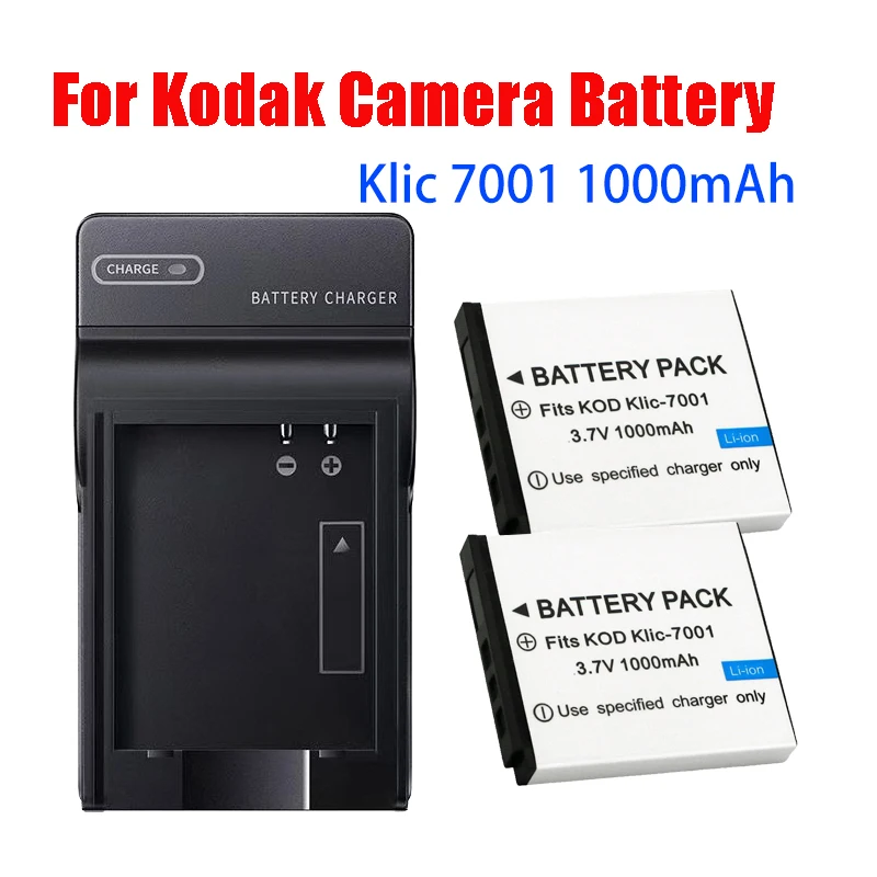 KLIC-7001 K7001 KLIC7001 Battery charger for KODAK M341 M340 M320 M1073 V550 V570 V610 V705 M753 M763 M853 M863 M893 M1063 M1013