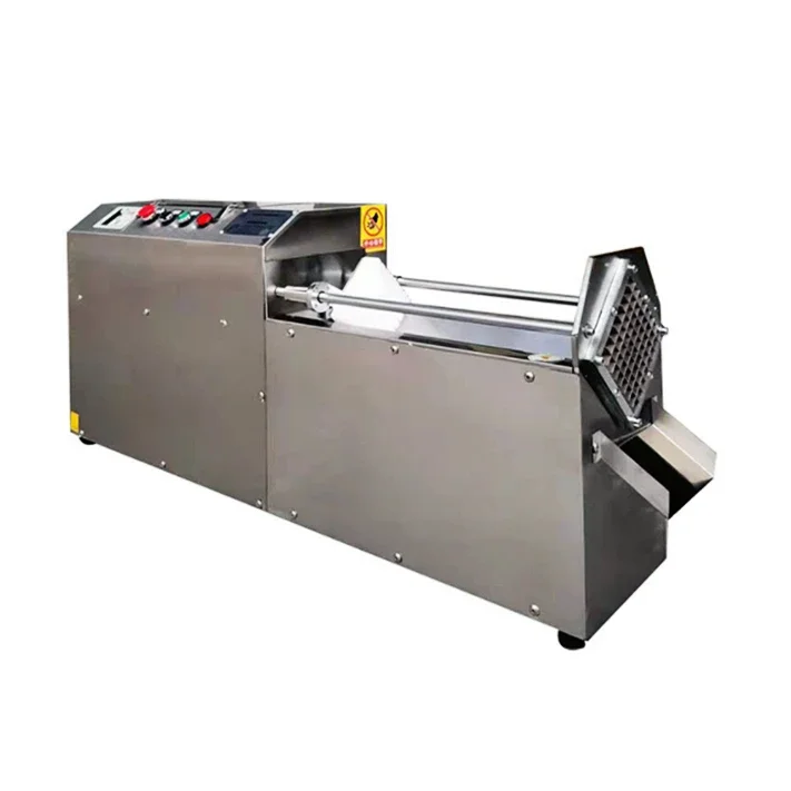 

Automatic Electric Fresh Vegetable Cutter Potato Chips Carrot Radish Sticks Strip Cutting Machine