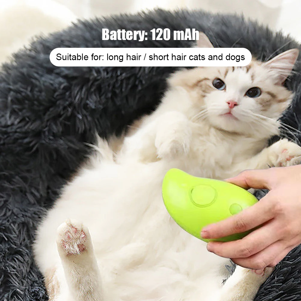 Cat Dog Steamy Brush Steam Brush Electric Sprayer for Massage Pet Grooming tool Shedding 3 in 1 Electric Sprays Massage Combs