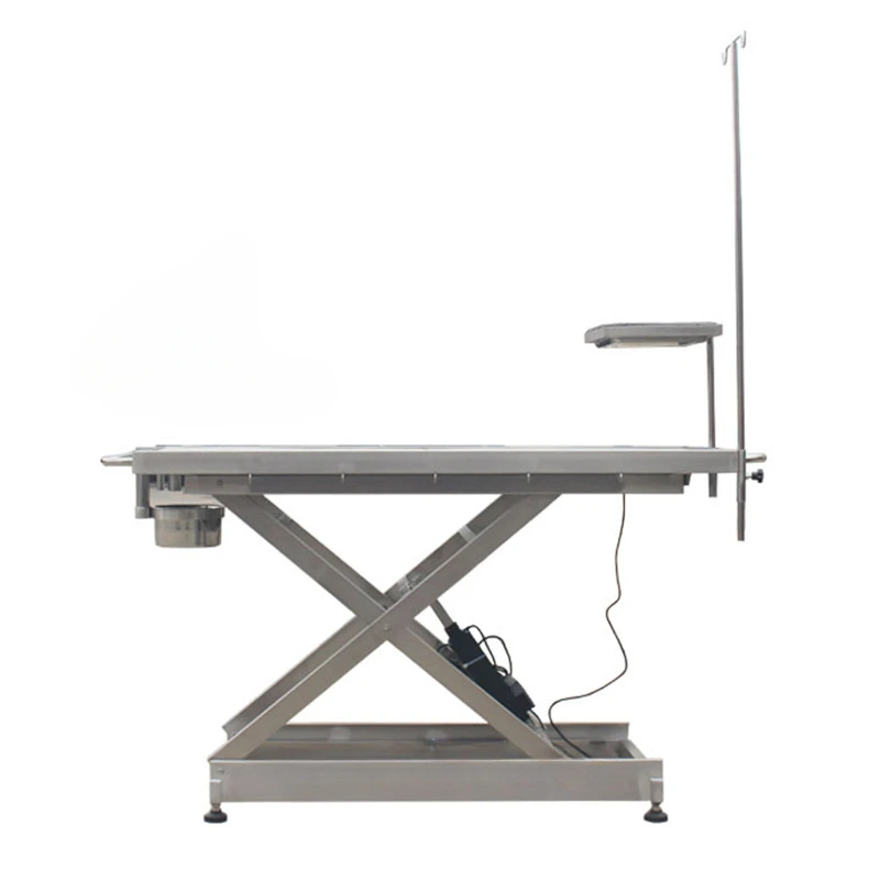 

304 stainless steel pet operating table pet exam top standard veterinary operating table