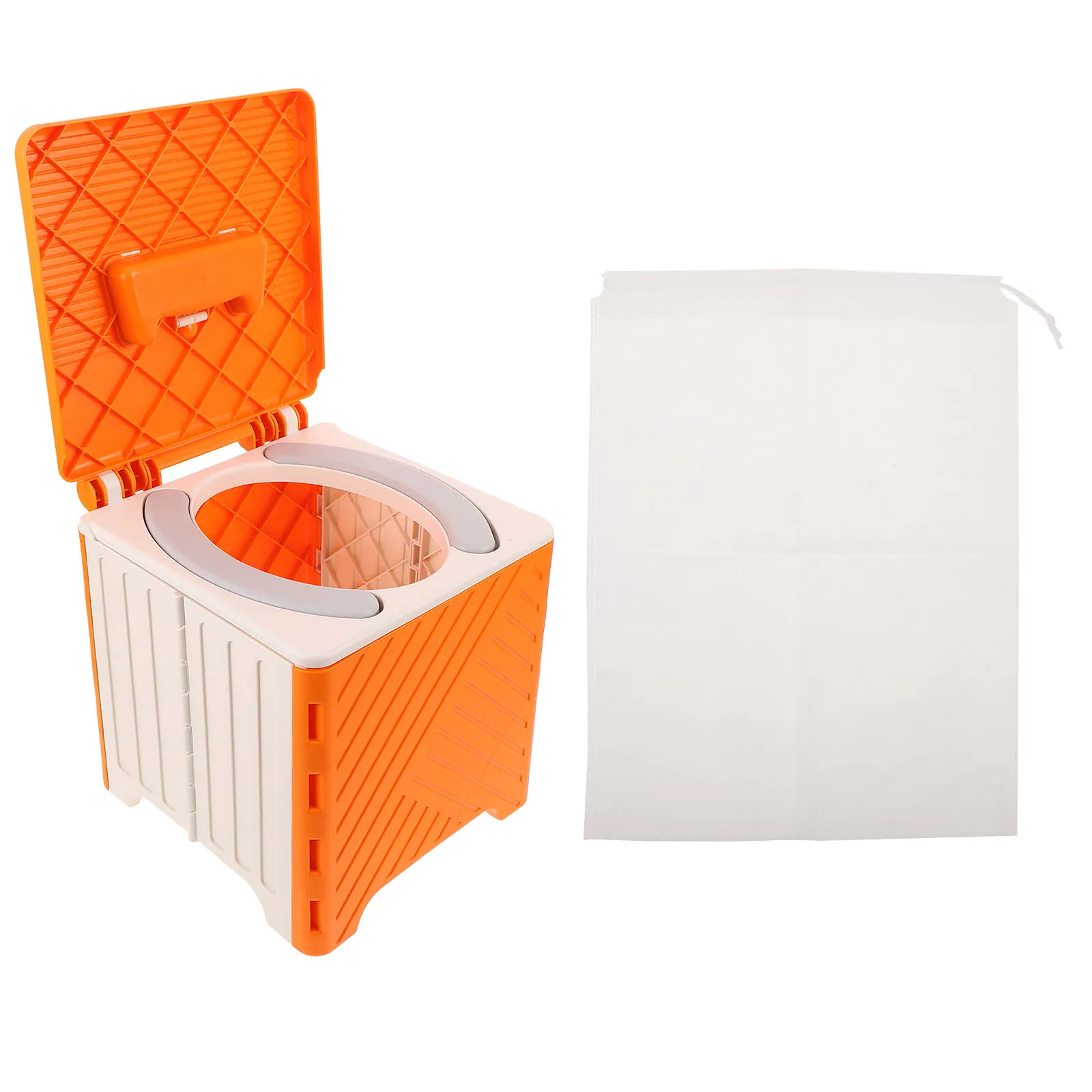 

Portable Potty for Kids Children Toilet Foldable Travel Toddler Plastic Collapsible Seat Lightweight Sturdy Structure Space