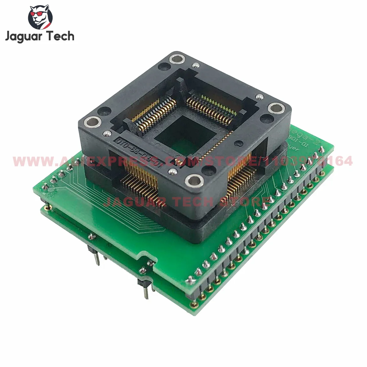 Programmer ELNEC BeeProg DIL40/TQFP64 AVRMEGA-2 ZIF LQFP64 IC Burning Adapter Testing Seat Test Socket Bench