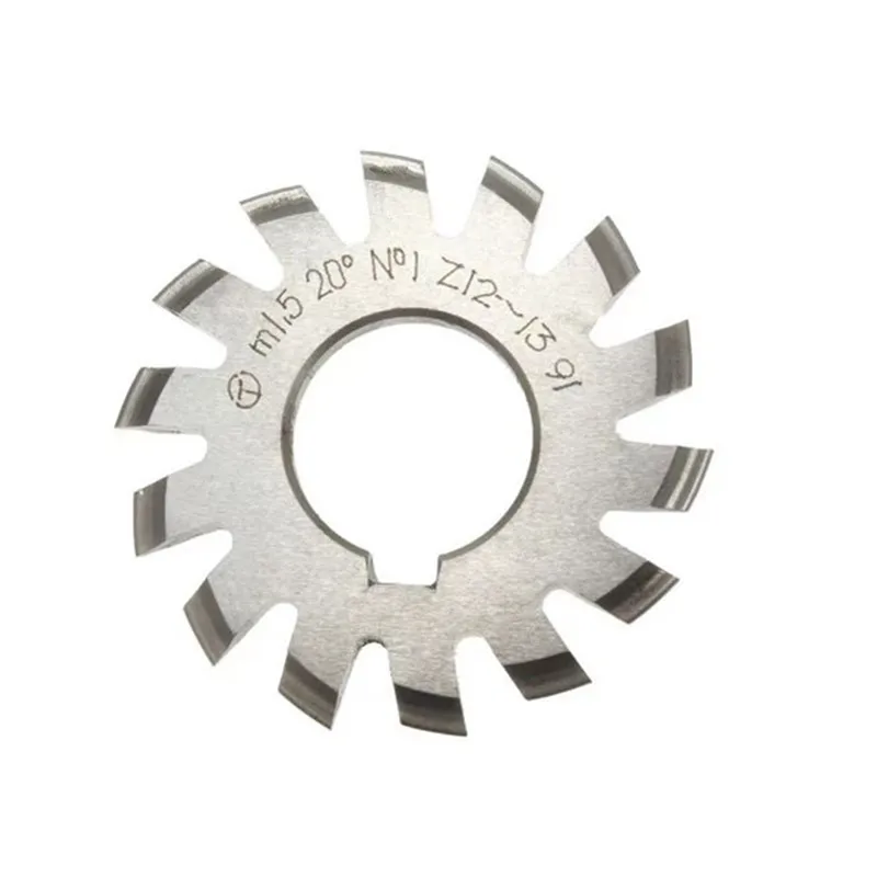 M0.3 M0.5M0.8 M1 M1.25 M2 M2.5 M3 M4-M10 Modulus PA20 degrees NO.1-NO.8 HSS Gear Milling cutter Gear cutting tools