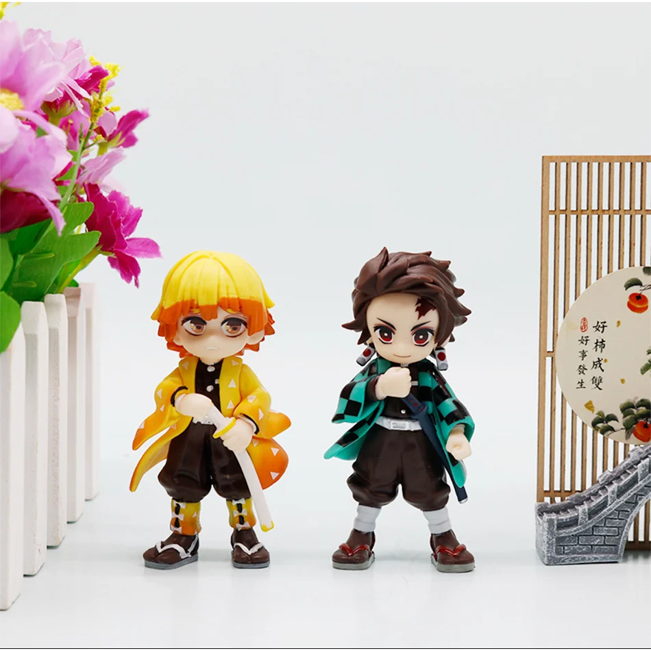 Figura de Anime Bushiroad Palverse D emon Slayer: Kimetsu No Yaiba, caja ciega Vol.1, juguete para regalo ornamental ﻿