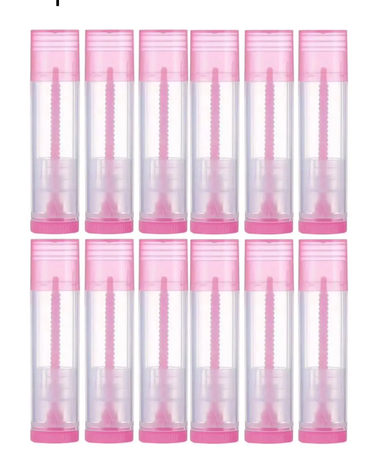 80pcs/lot 5ml DIY Empty Lipstick Bottle Lip Gloss Tube Lip Balm Tube Container Jars Balm Lip Gloss Tube with Cap Travel Makeup