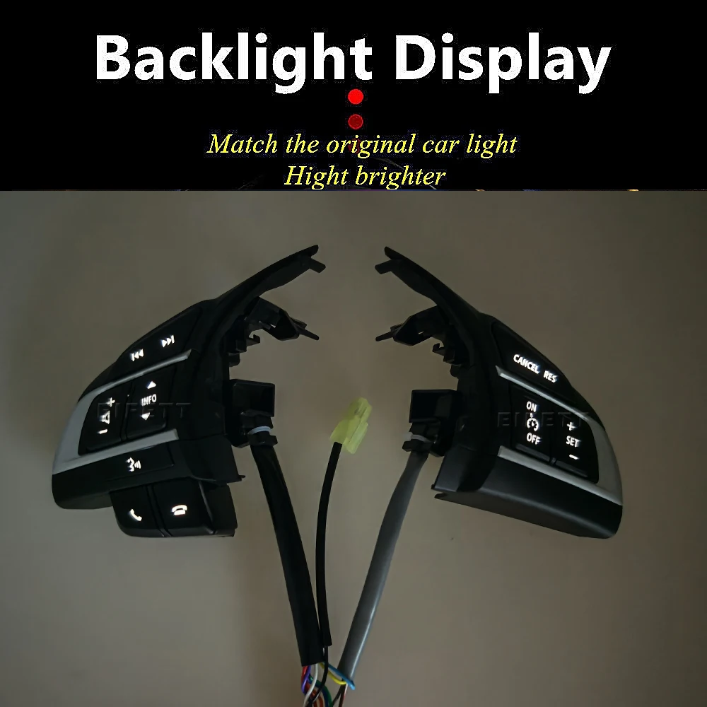 

Brand-new Steering Wheel Control Button Cruise Control Audio Volume Control Switch For Mazda 3 Axela Atenza 2014 2015 2016