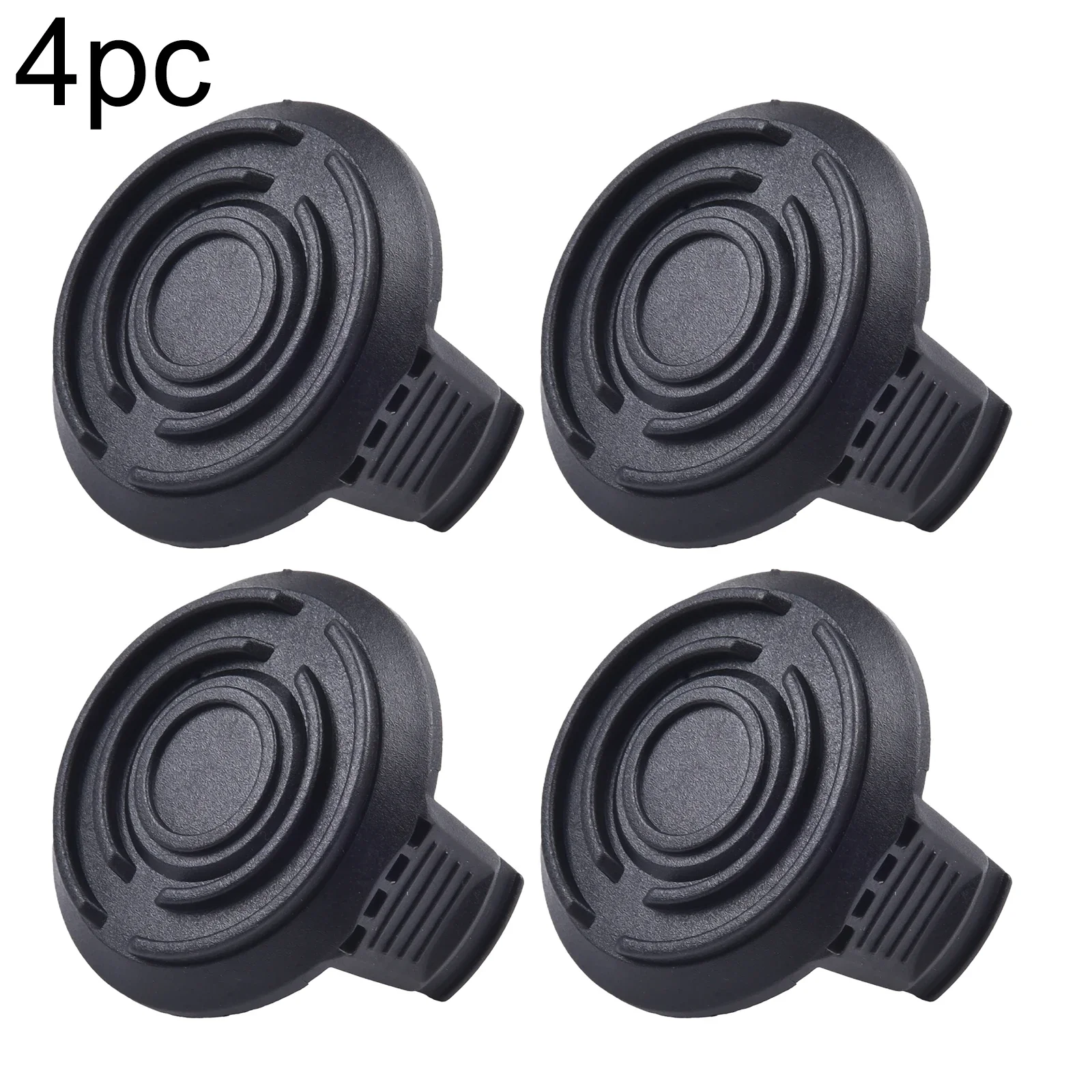 Spool Cap Spool Cover Cap Garden Power Equipment 1/4Pcs Black Trimmer Spare Parts Cover Cap Equipment Nice Portable