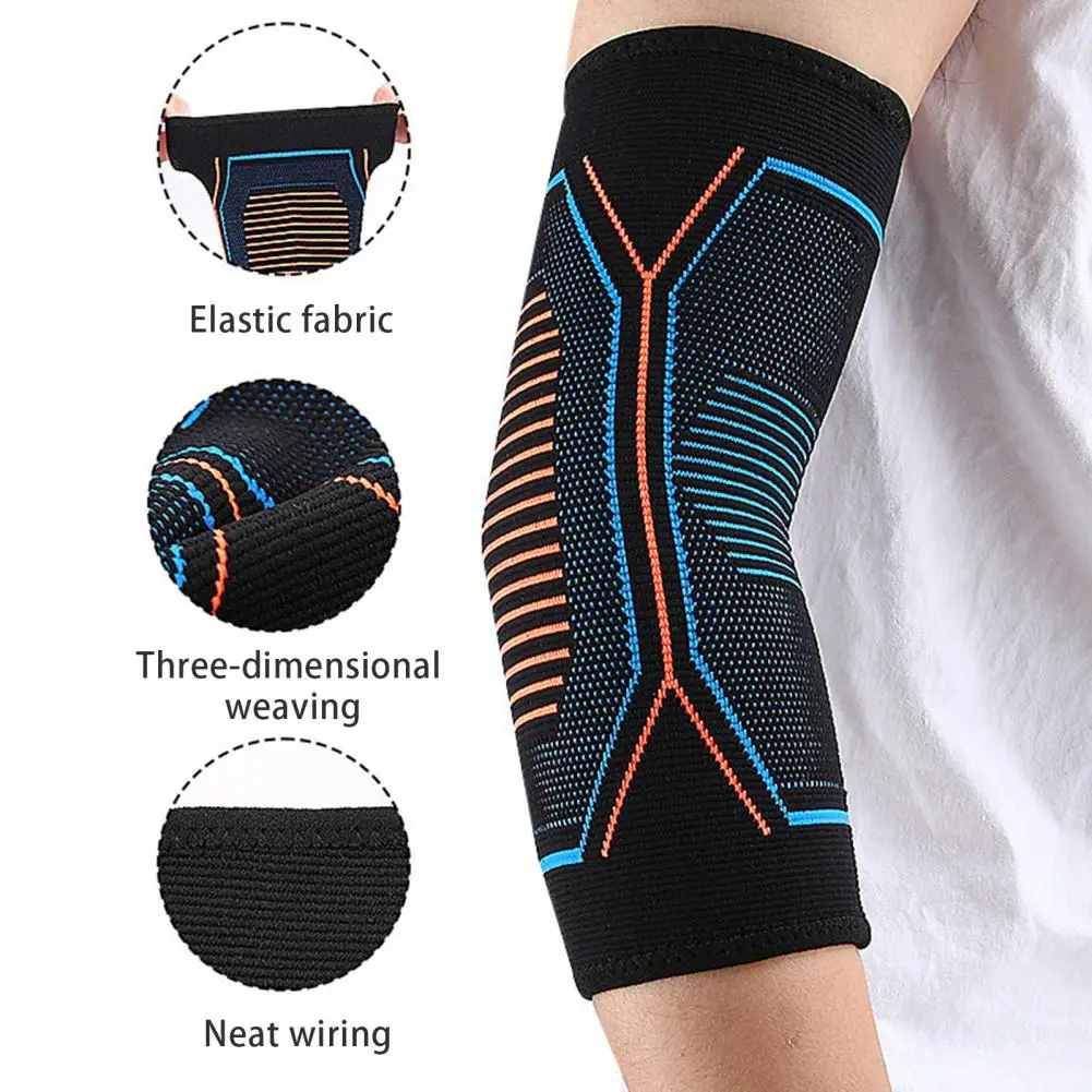 Cushioned Elbow Pads Sports Elbow Pads High Elastic Elbow Compression Sleeve for Targeted Support for Sports