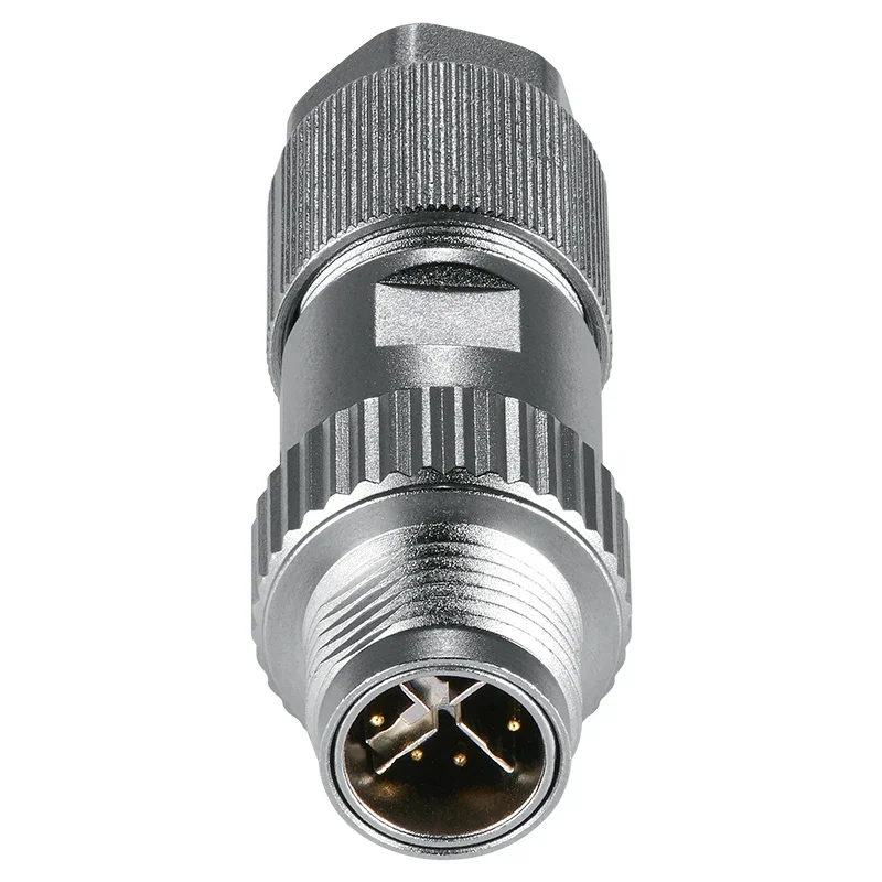 pour connecteur mâle 8 broches TP-LINK M12 X-Code TL-M12X8-M M12 8 broches X-code, connecteur mâle IP67 -40~85 ℃   ＞100 6-7,5 mm 26AWG~24AWG