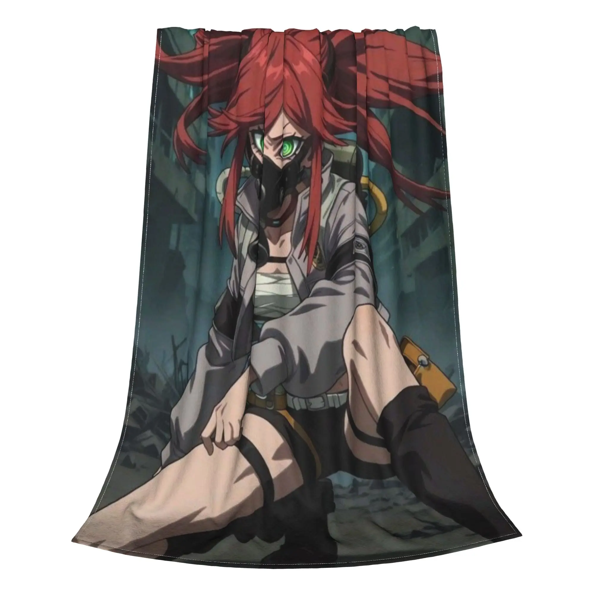Gachiakuta Riyou Gachiakuta Blanket Spring Autumn Breathable Lightweight Throw Blankets For Office Plush Thin Quilt