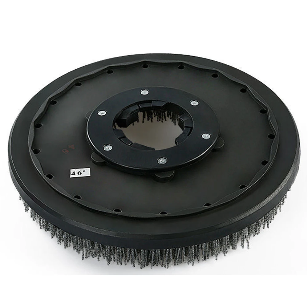 17 Inch 425mm Black Round Circular Abrasive Antique Brush For Grinding And Polishing Stone Marble Granite Quartz Concrete Floor