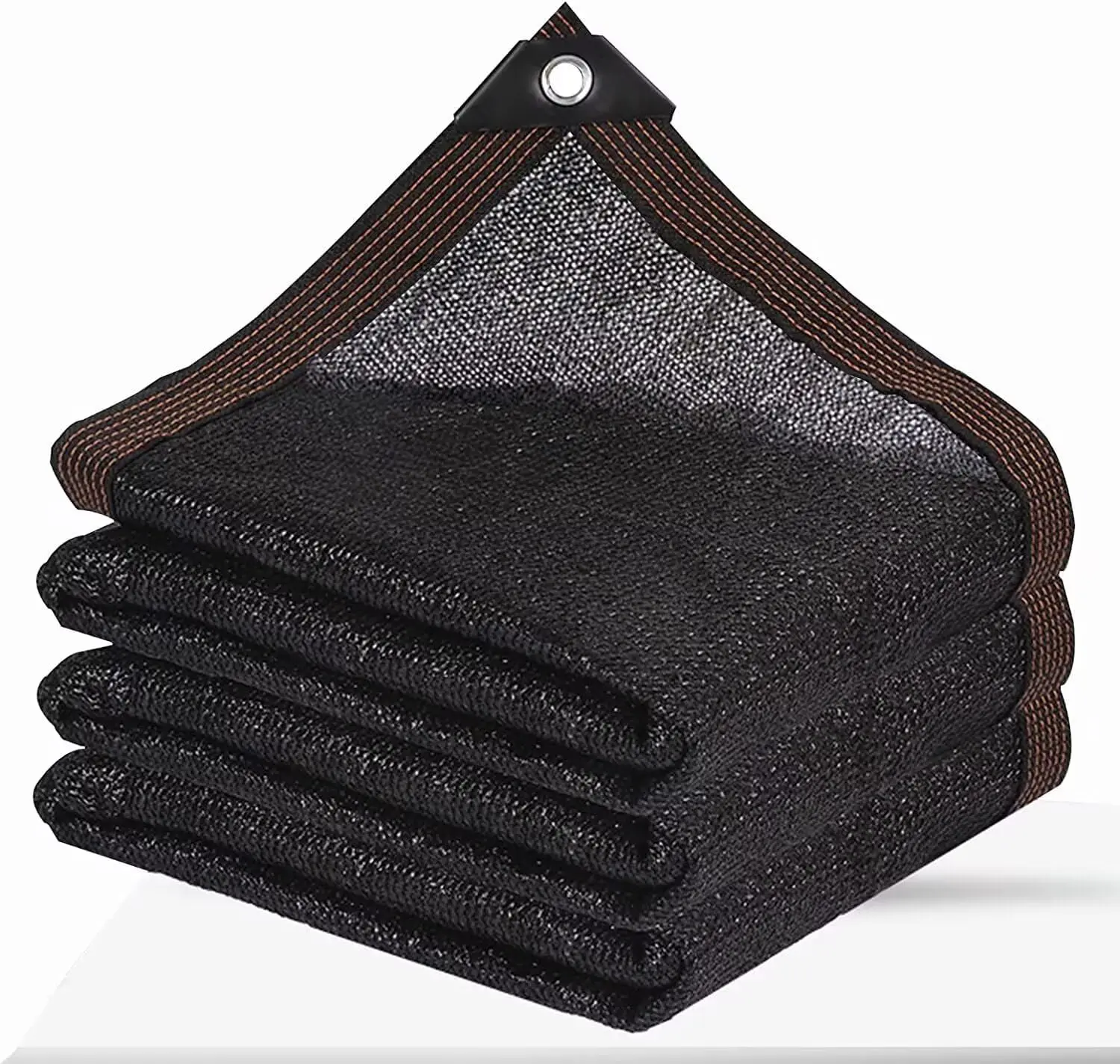 

Garden Shade Cloth 70-90% Black Mesh Netting with Grommets 12x16FT for Patio Plants Greenhouse Chicken Coop