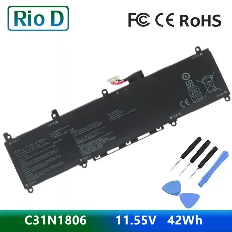 

C31N1806 Laptop Battery For Asus VivoBook S330UN-EY011 X330UA ADOL13F S13 S330FA-EY001T S330UA