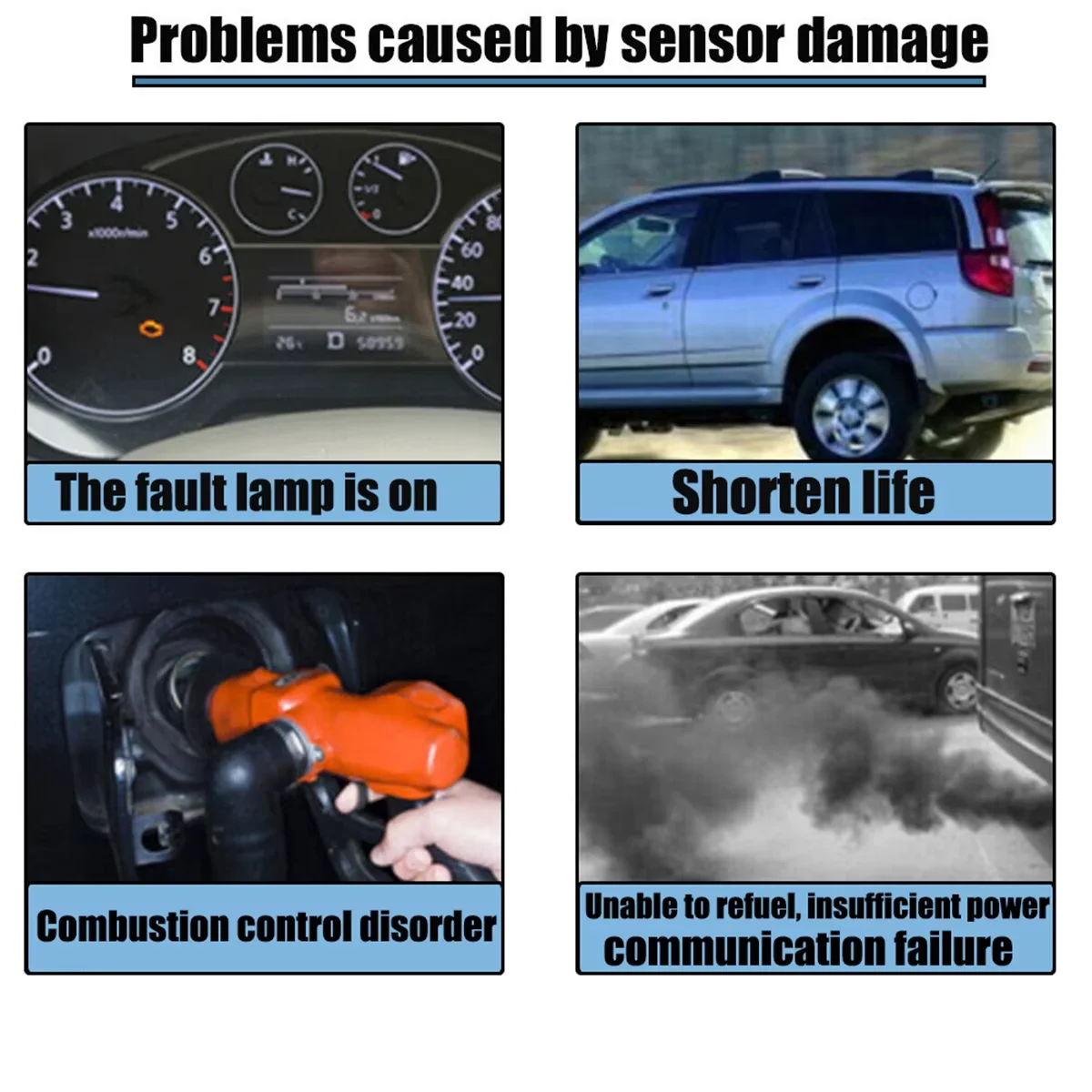 12641557 Czujnik NOx 5WK96645H 12671388 12669595 dla amerykańskiego systemu Diesel SCR Dokładność na poziomie OEM