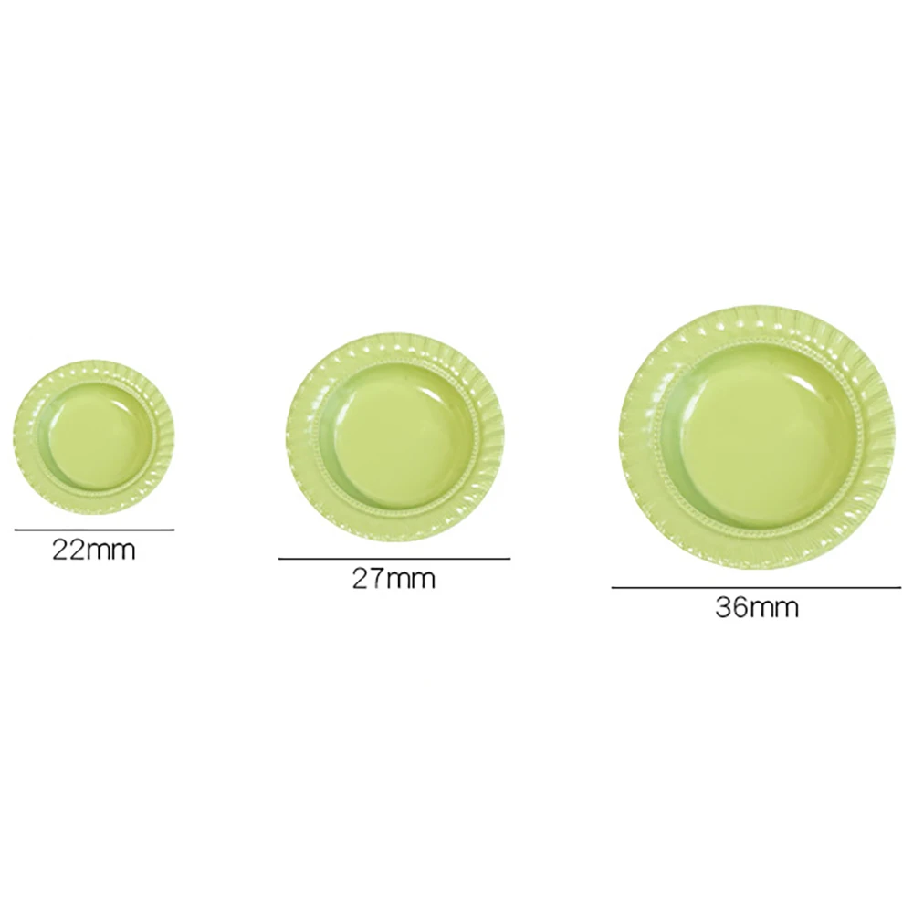 3Pcs 1/12 Puppenhaus Miniatur spitze Platte Simulation Obst Lebensmittel Schüssel Modell Spielzeug für Mini Dekoration Puppenhaus Zubehör ob11