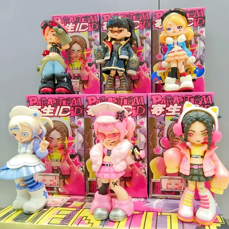 

Yandere Girls V3 Parasitism Id Series слепая коробка фигурка темный стиль украшение стола модель игрушки для модных коллекционеров загадочный подарок