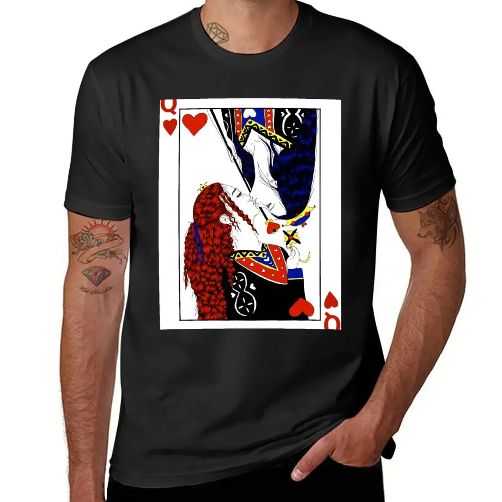 

New Lesbian Queen of Hearts T-Shirt boys white t shirts boys t shirts summer clothes men clothings