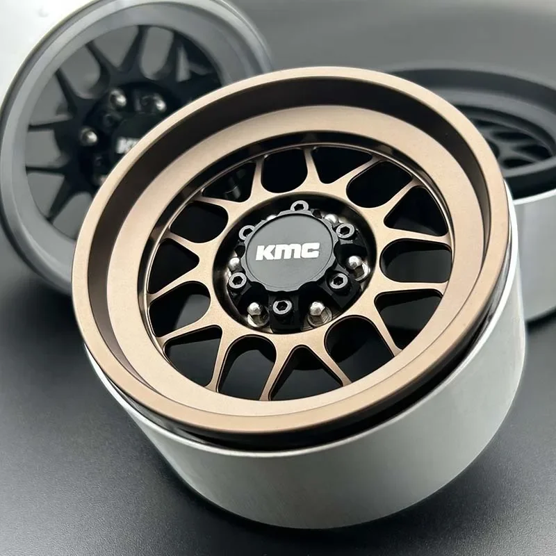 2,6-calowa metalowa piasta koła z tuleją montażową na śrubę do gąsienic 1/8 RC Łatwa kontrola 4082 H8H TRX4 1/7 Lelalo MK07 Parts