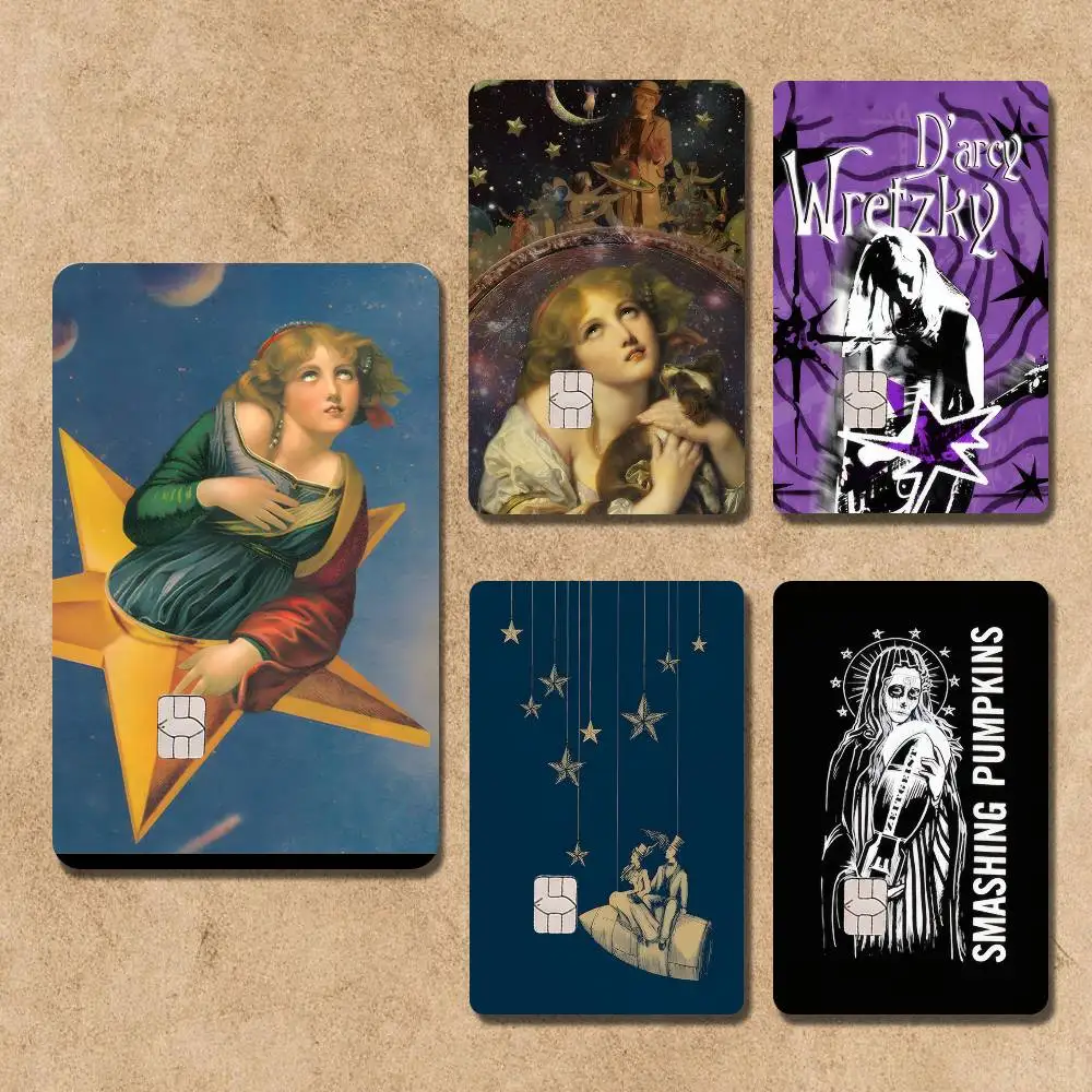 

The S-SmashingS P-Pumpkins Card Stickers Credit Visa Debit Bank Charge Card Bus Metro Waterproof Sticker Decal Decoration