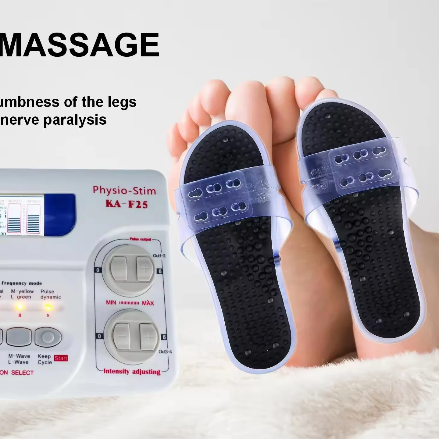 Intelligent massage slippers relieve heel pain