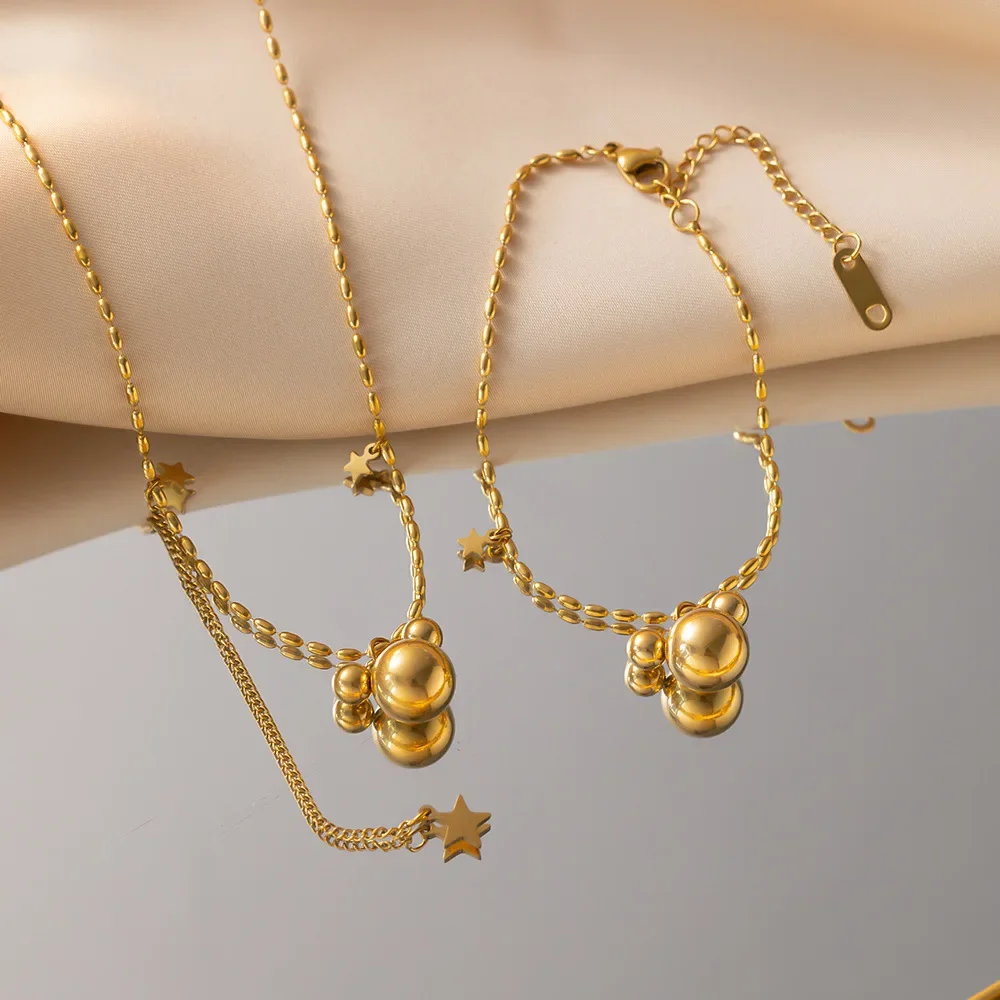 أزياء الكرتون ميكي ماوس رئيس قلادة قلادة أساور للنساء فتاة مجوهرات اكسسوارات هدايا لعيد الحب