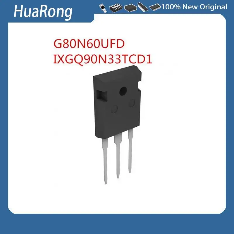 5PCS/LOT    G80N60   G80N60UFD     IXGQ90N33TCD1     TO247       RURG3060   TO247-2