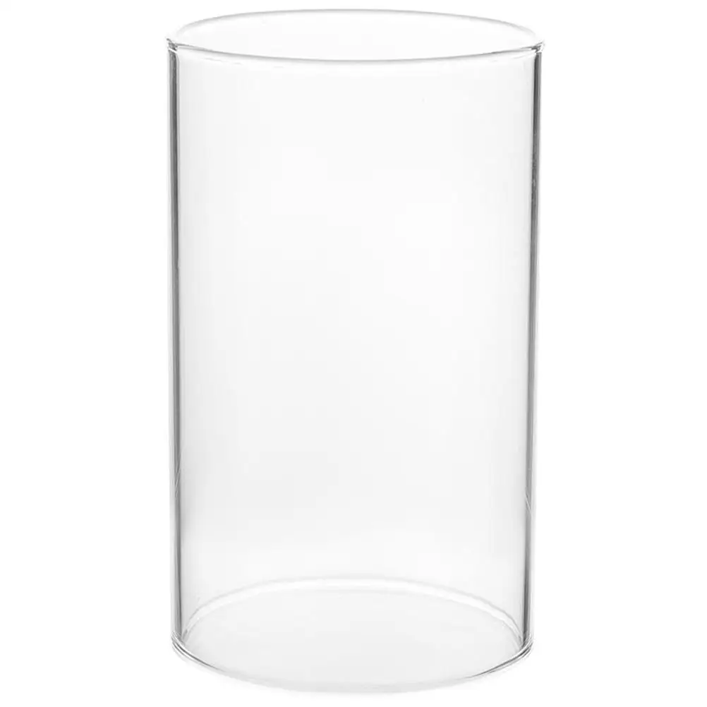 Glass Lampshade Pillar Holder Cylinders for Candles Lighters High Borosilicate LED Taper