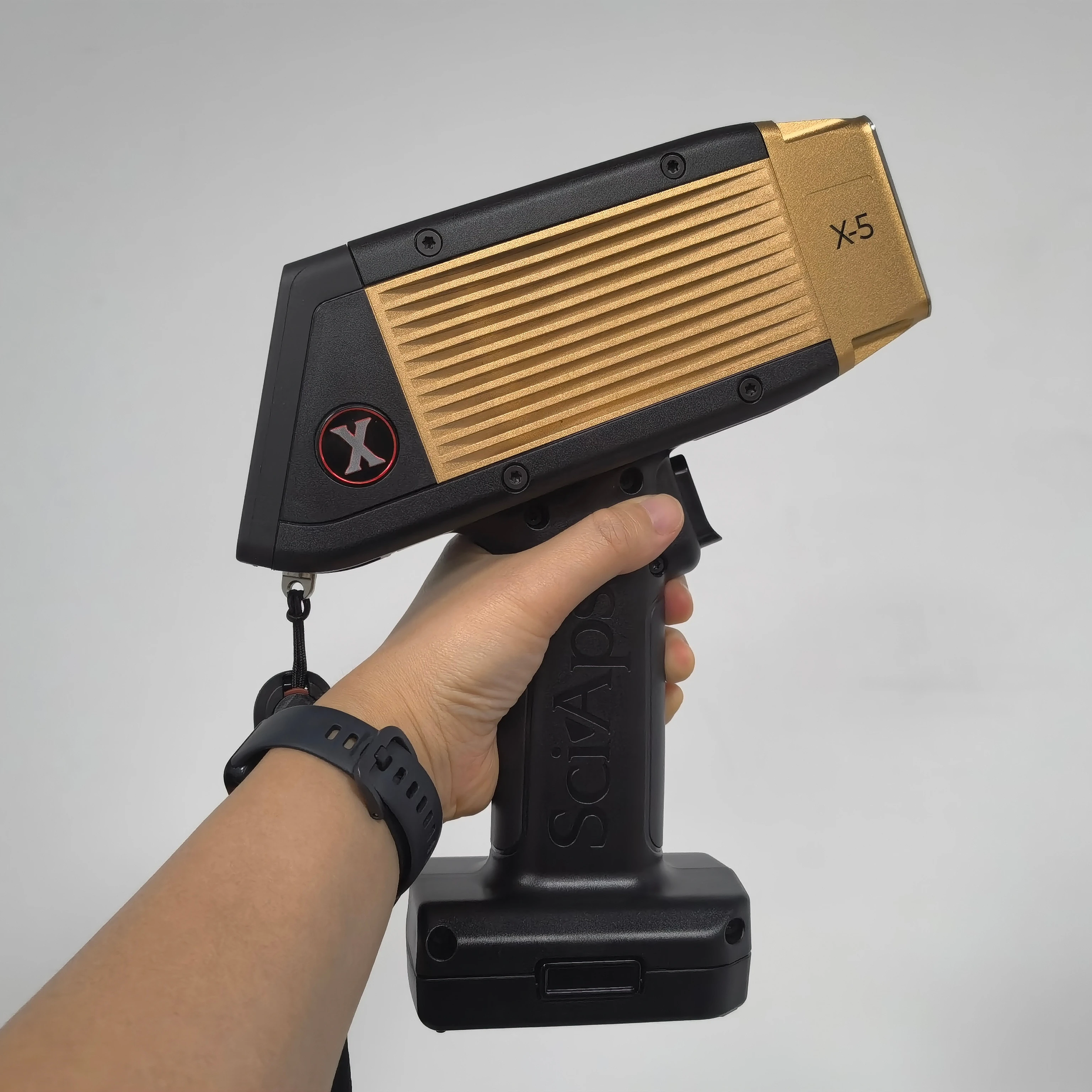 SCIAPS X-5 XRF المحمولة المحمولة السابقة سبائك معدنية الذهب اختبار XRF محلل مطياف لتحليل العناصر المعدنية #2