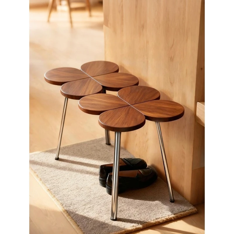 

Solid wood bench, home small apartment, bedroom, bed tail, living room, dining table, entrance hall, shoe change chair