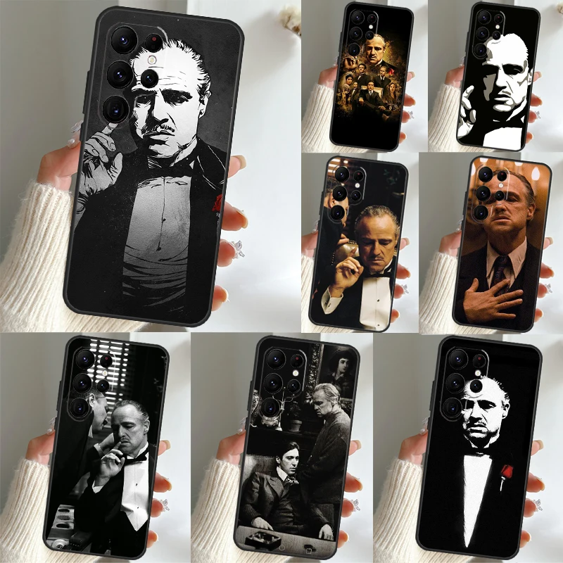 The Godfather Movie Italian Mafia Case For Samsung Galaxy S23 S22 S21 Ultra Plus Note 10 20 S8 S9 S10 S20 FE S21 FE Cover