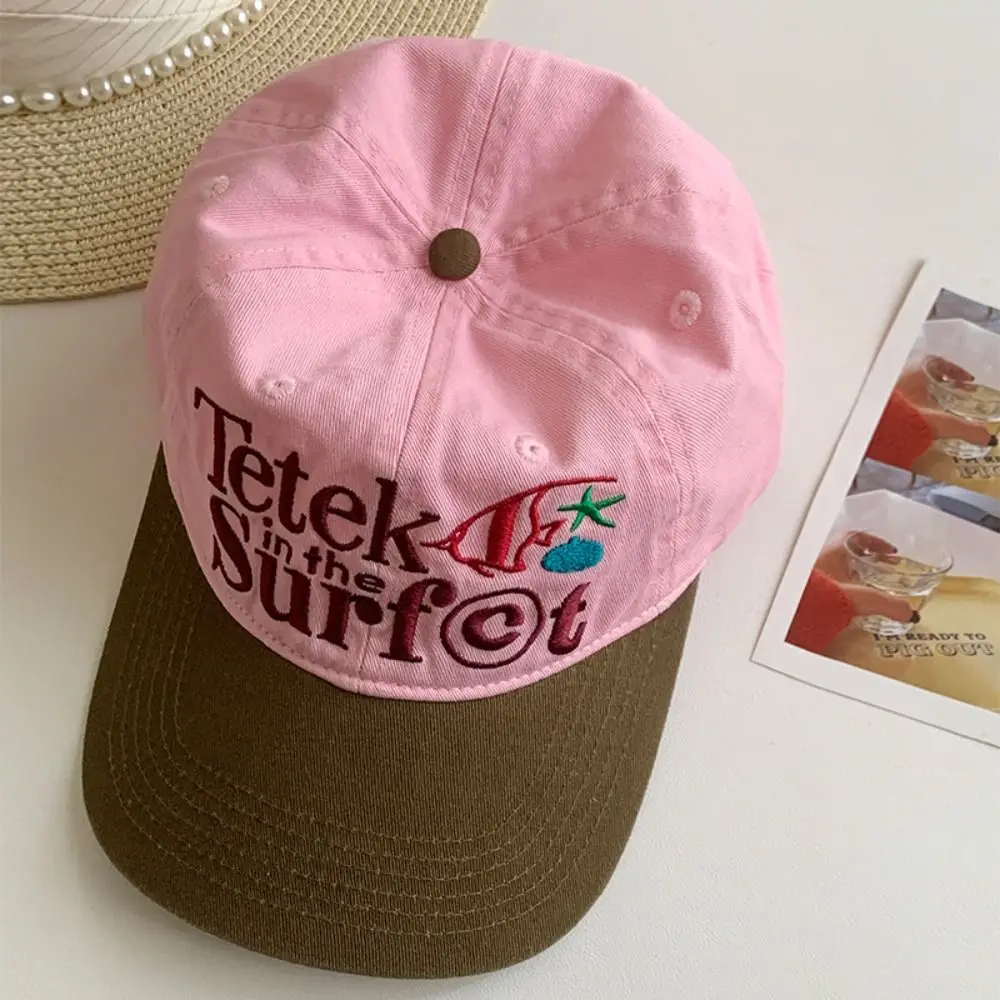 Boné de beisebol bordado guarda-sol boné de pico bordado carta chapéu de beisebol protetor solar chapéu proteção solar guarda-sol chapéu de sol unisex