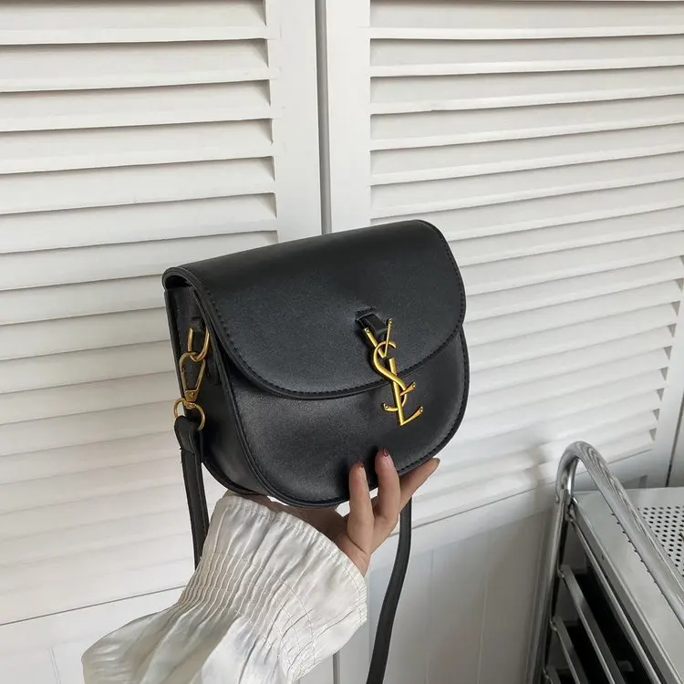 

2025 New Premium PU Leather Saddle Messenger Bag Retro Luxury Niche Design Shoulder Bag-Adjustable Strap for Daily,Work&Evening