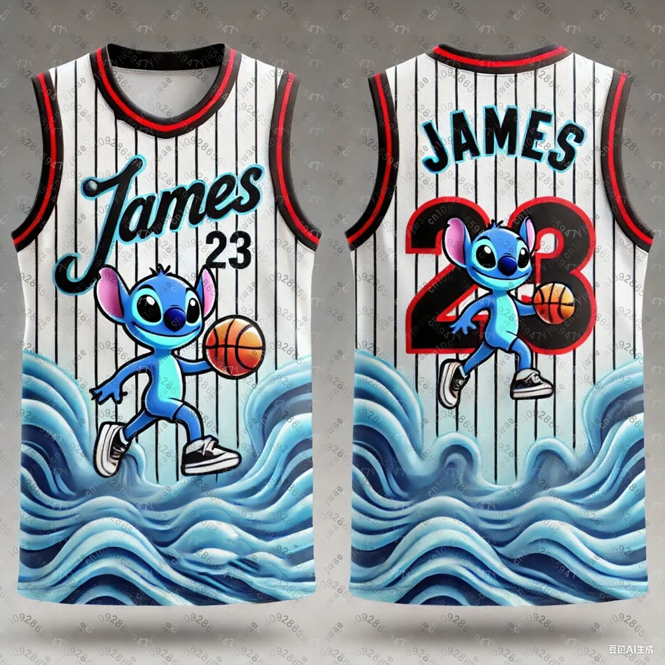 CHATGPT تصميم الأولاد الرجال ثلاثية الأبعاد المطبوعة تصفح الكرتون غرزة 23 جيمس المرأة الرياضة سترة دون أكمام كرة السلة تانك القمم