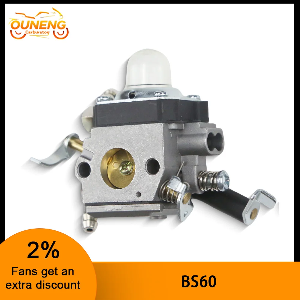 

BS60 для Walbro Wacker BS600 BS50-2 BS50-2i BS60-2i BS70-2i HDA 242 HDA 252, карбюратор для цепной пилы