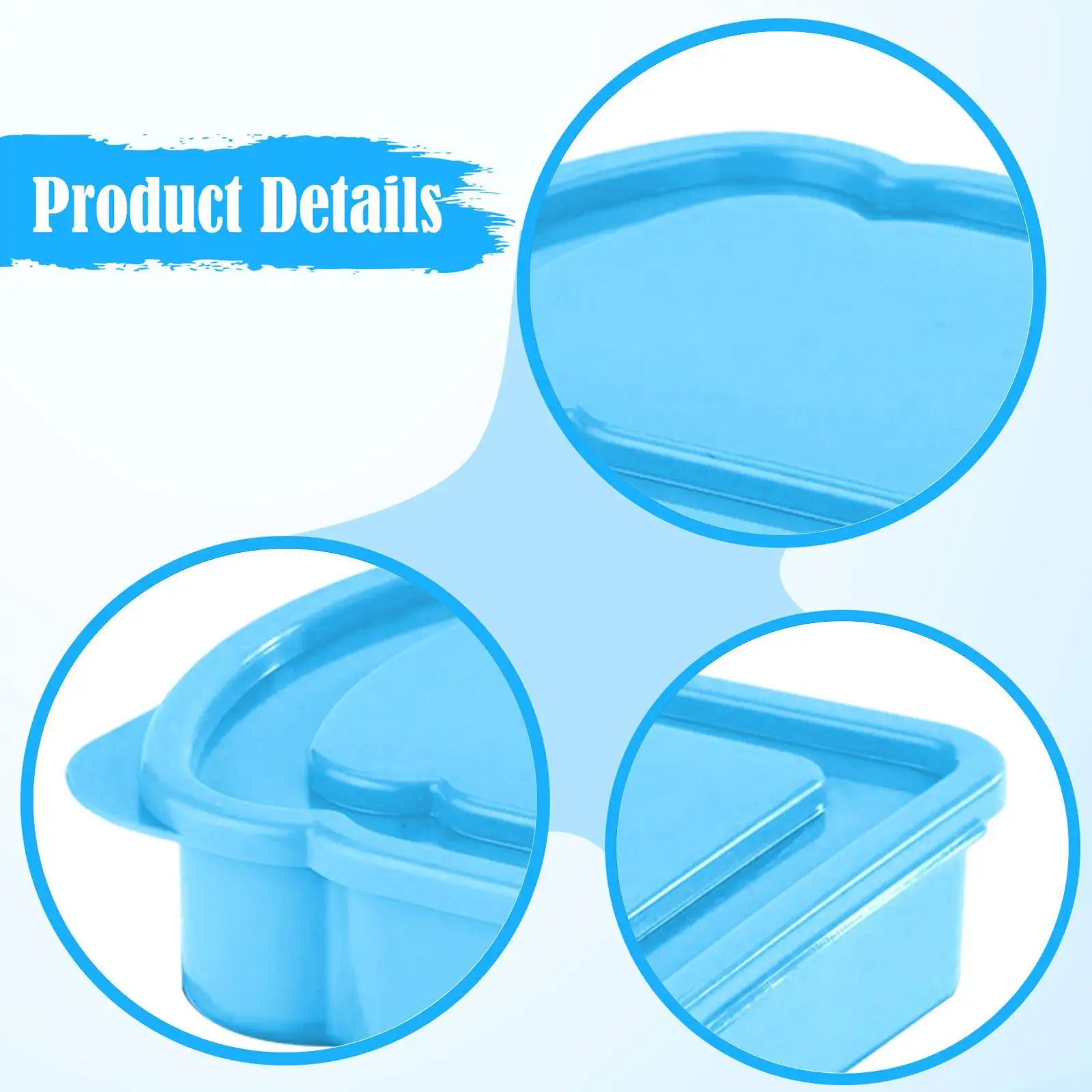 Reusable Sandwich Box Bento Lunch Container with Lid for Snacks Fruit School Office Picnic Travel