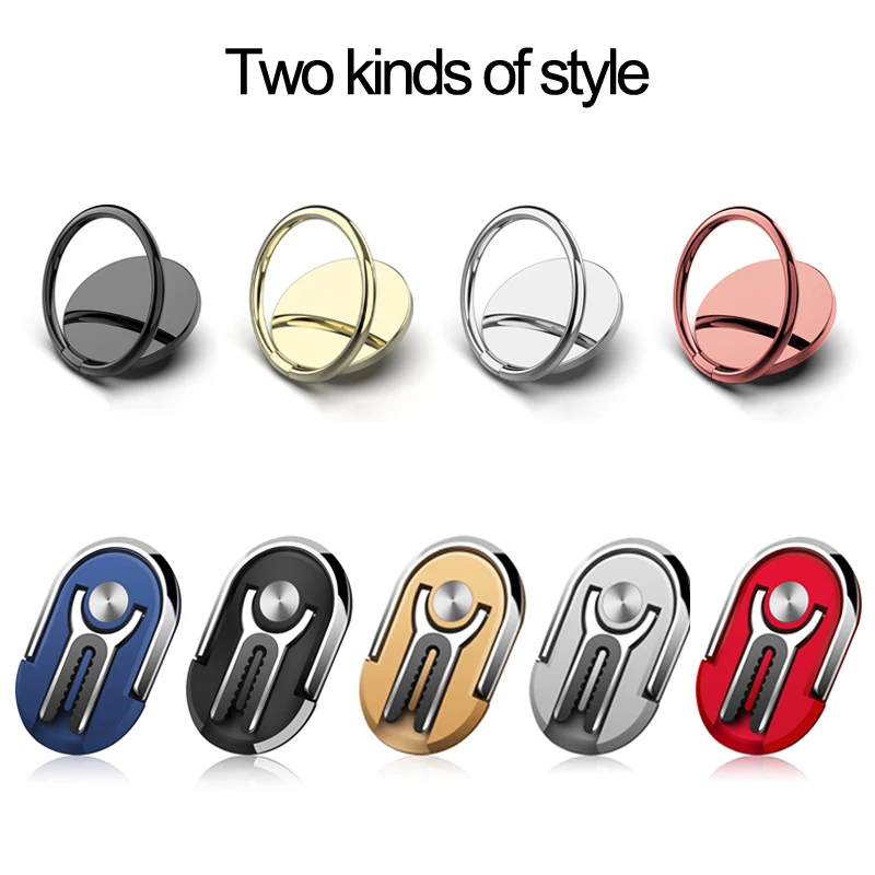 Support universel d'autocollant arrière de téléphone portable en métal de luxe extrêmement fin, support de téléphone, anneau de doigt, accessoires