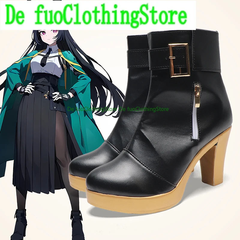

DeFuoClothing Occasional Sightings of Ya Cosplayer Shoes Fox Ya Jie High Heels Anime Shoes in The Isolated AreaHalloween Cosplay