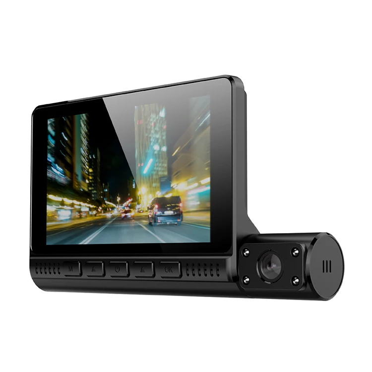 4" Mirror Dash Cam Night Vision 1080P FHD Full Touch Screen 170 Degree Wide Angle Backup Camera For Cars