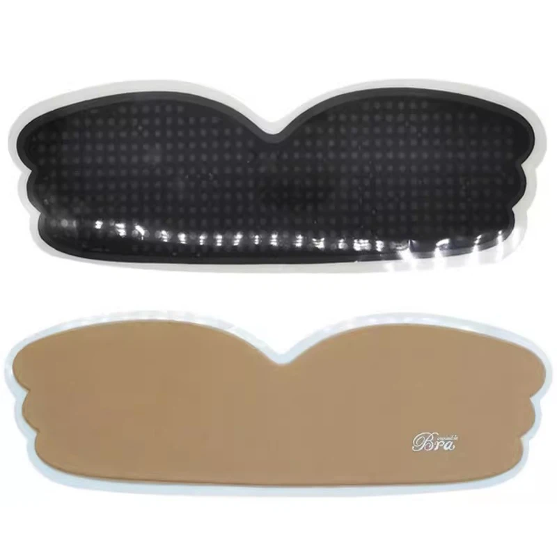 

One Piece Invisible Strapless Adhesive Stick Bra Strapless Push Up Lingerie Seamless Silicone Nipple Cover Bralette Underwear