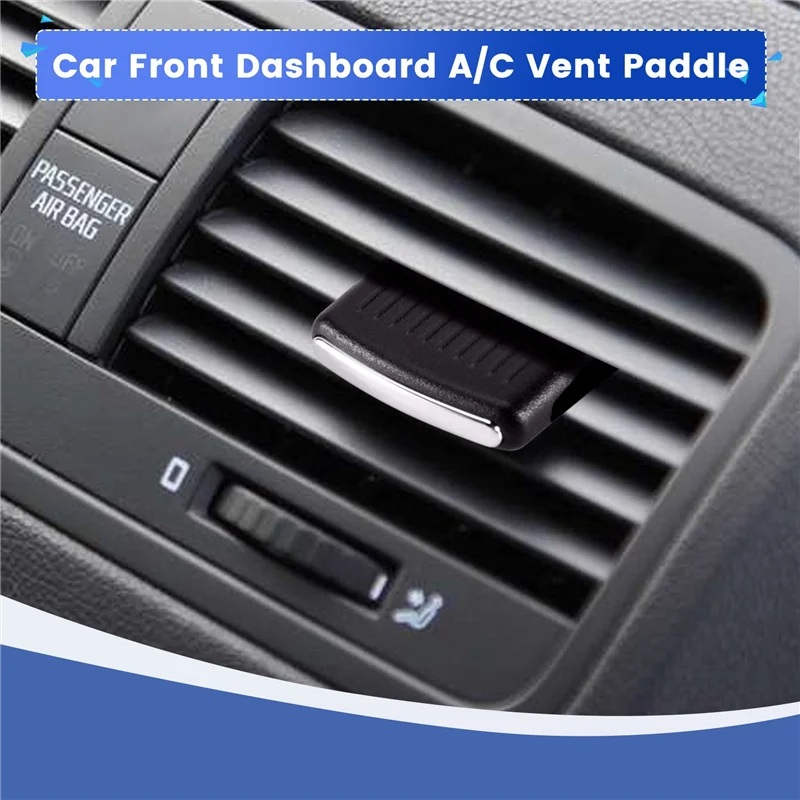 

2X Car Front Dashboard A/C Vent Paddle Vent Grille Adjustment Paddle For VW Golf 6 Jetta Sagitar Outlet Clip Tab