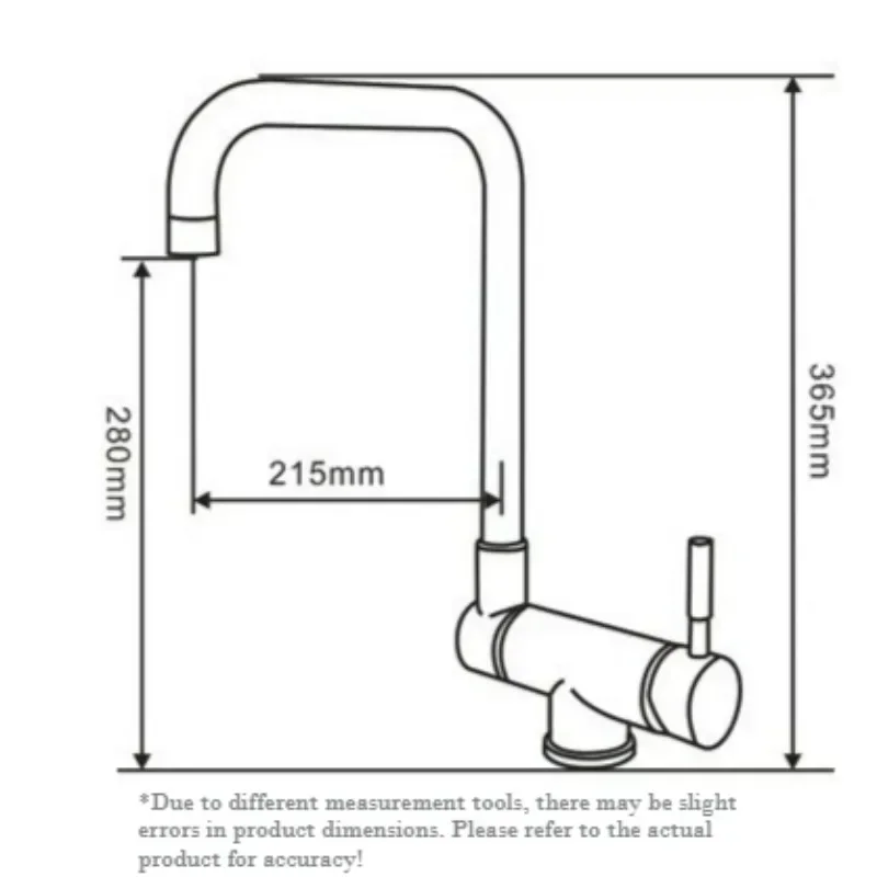 304 Stainless Steel Kitchen Sink Faucet with 360° Swivel Folding Tap Hot And Cold Water Mixer for Deck Installation