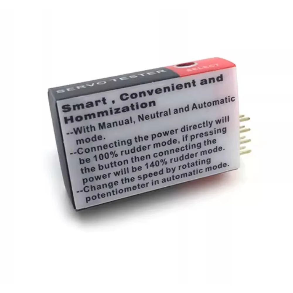 원격 제어 항공기 전자 속도 제어를 위한 업데이트된 서보 테스터 서버