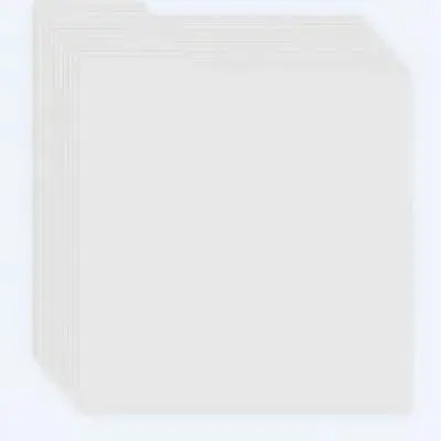 10Pcs Sturdy Vinyl Record Dividers Album Sorting Tabs Easy Organization Storage Bookshelf Index Dividers Longevity